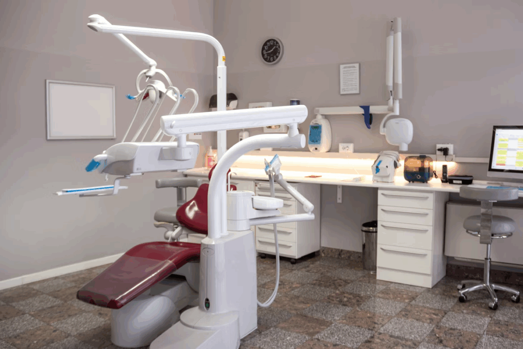 image showing the inside of a dental clinic